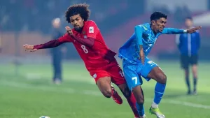 English Premier league Player as a bangladesh national player dominate the field. Bangladesh vs India Asian Cup 2027 Qualifier